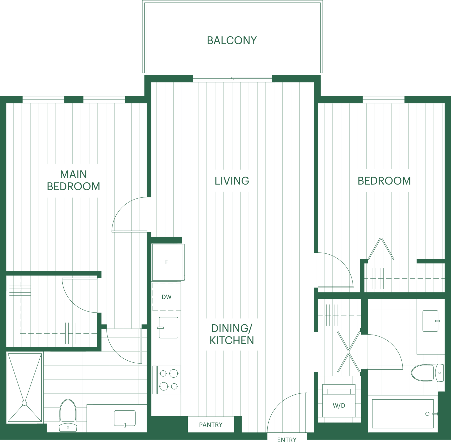 mosaic living parker - A1 floorplan